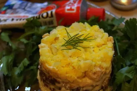 Салат белковый, вкусный и диетический.