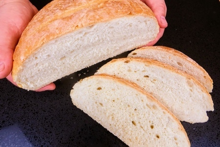 Фото к рецепту: Хлеб без замеса за 5 минут