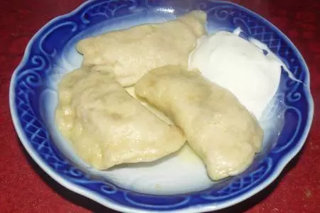 Вареники с капустой