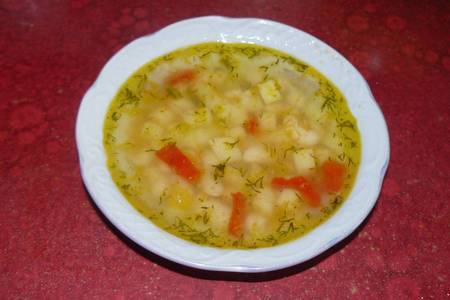 Постный суп с фасолью