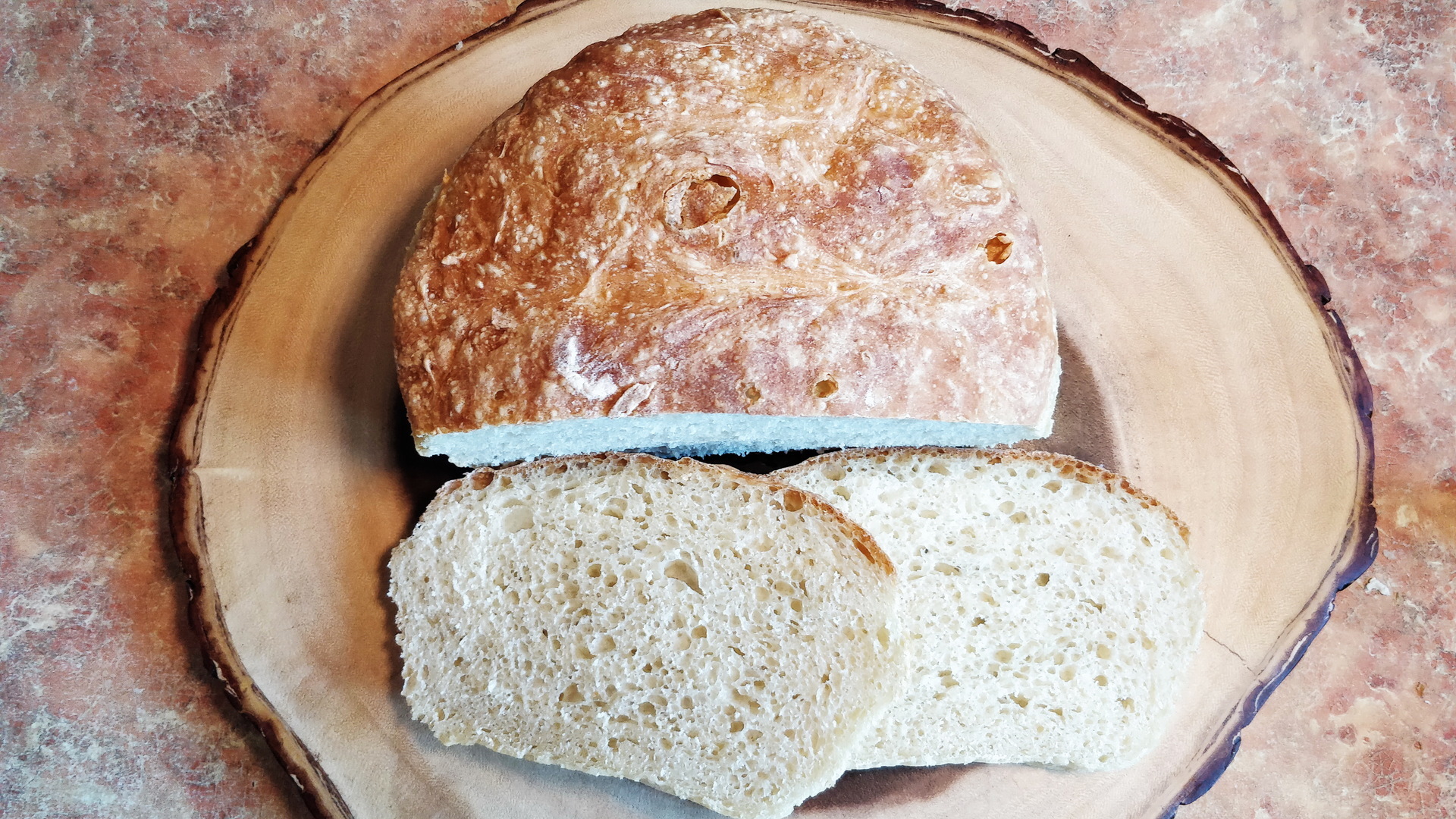 Хлеб из муки на сковороде