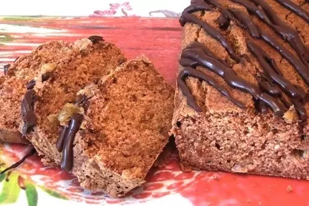 Кекс из зеленой гречки - постный