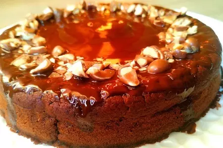 Десерт из печенья и молока