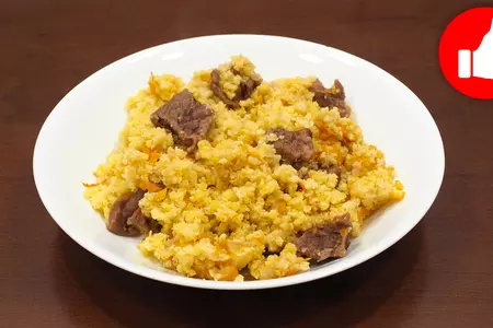 Пшенная каша с мясом