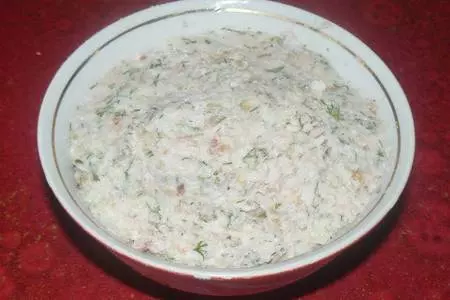 Сало крученое с чесноком и укропом