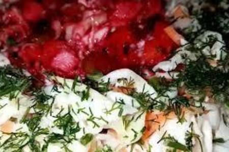 Салат простой овощной, без майонеза