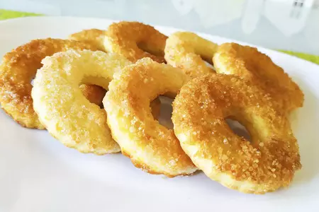 Печенье творожные колечки