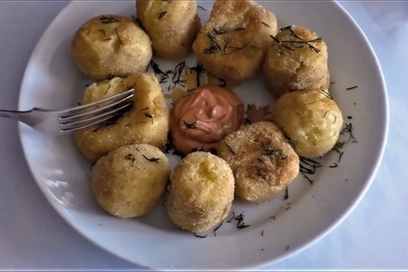 Картофельные крокеты с вкусной начинкой