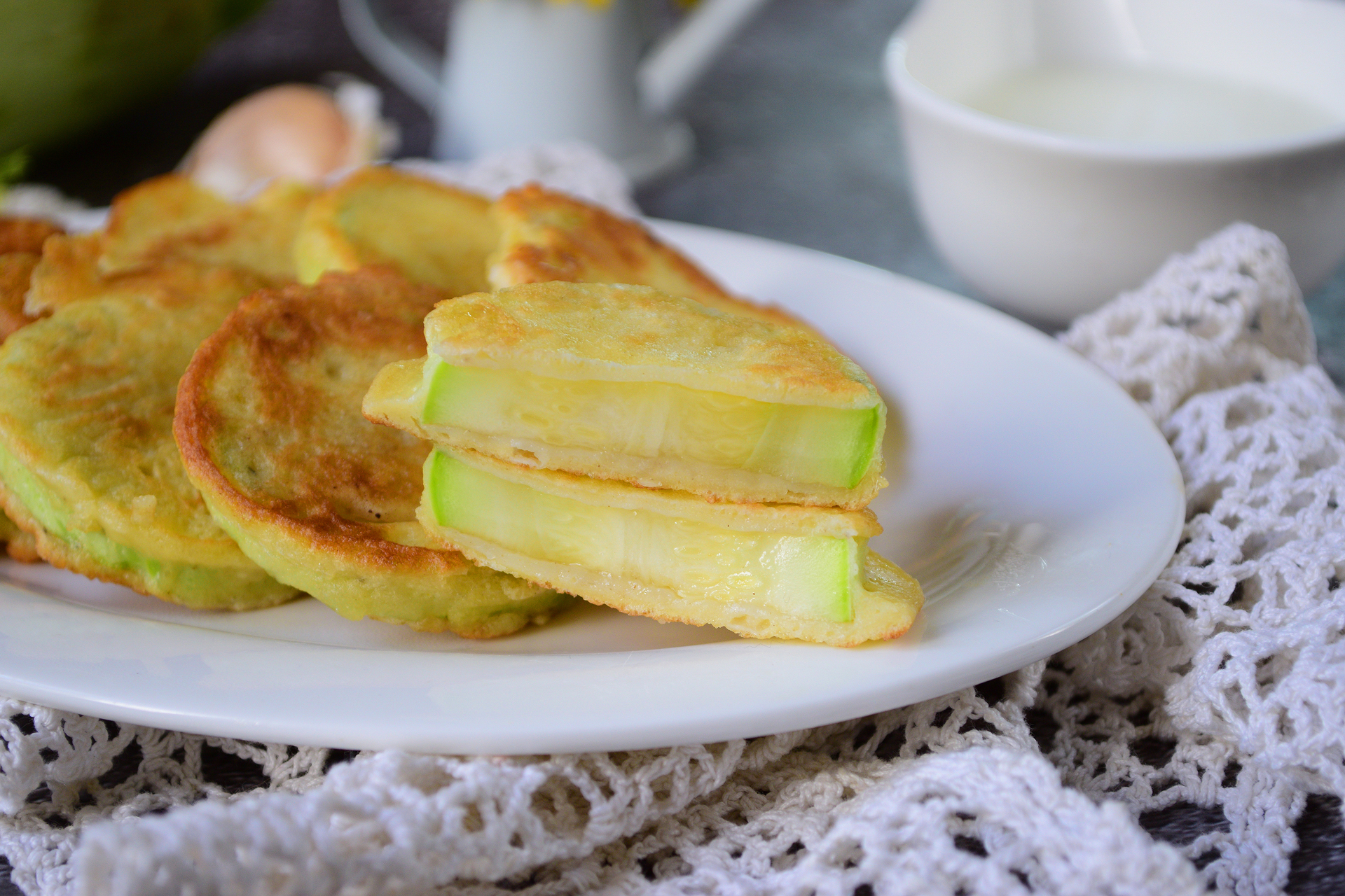 Жареные кабачки без муки