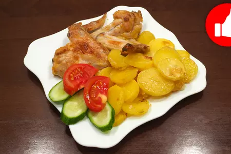 Картошка с курицей