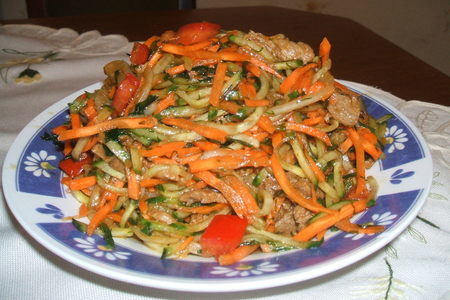 Корейский  салат