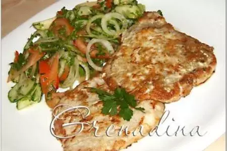 Мясо в яичном маринаде