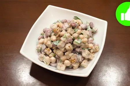 Салат из фасоли