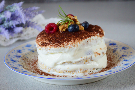 Пп тирамису - низкокалорийный десерт из творога