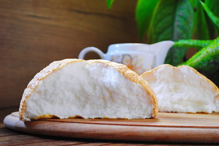 Фото к рецепту: Нежный десерт "облачный хлеб"