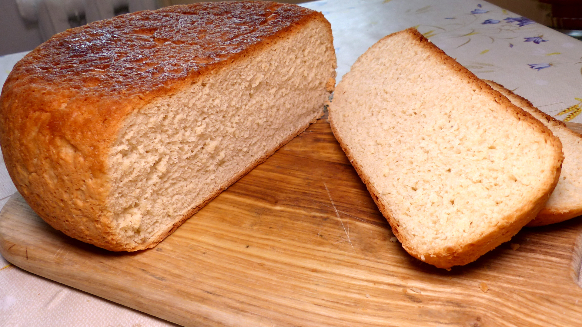 Рецепт простого белого хлеба
