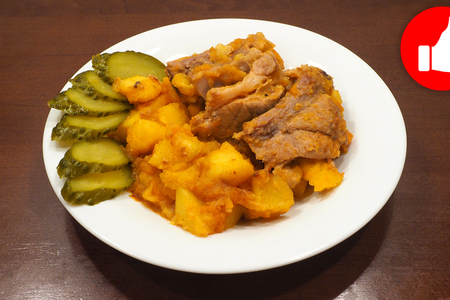 Ребрышки с картошкой в мультиварке, простой и быстрый рецепт на обед или ужин
