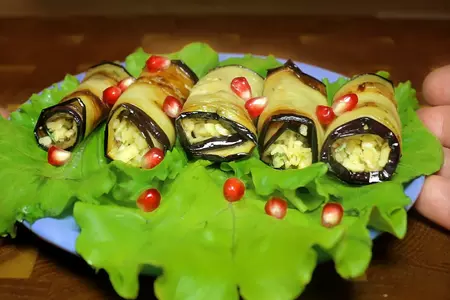 Закуска из баклажанов на праздничный стол