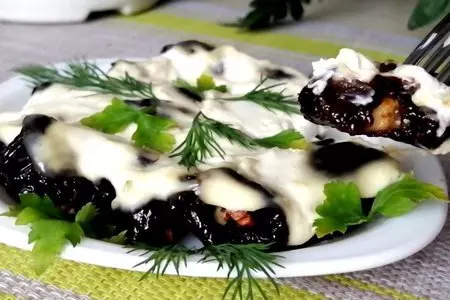 Закуска из чернослива с грецкими орехами, быстрые