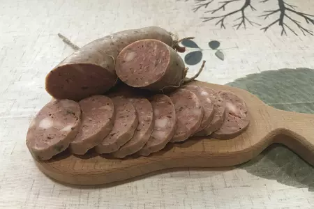 Вареная колбаса в духовке
