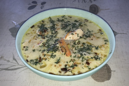 Лохикейто - нежный сливочный суп из лосося