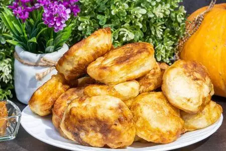 Постные оладьи без добавления яиц и дрожжей