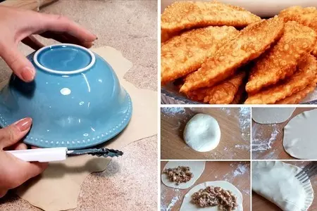 Домашние, хрустящие чебуреки на водке, как в чебуречной