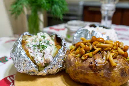 Картошка с наполнителем