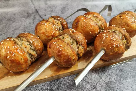 Грибы с мясом
