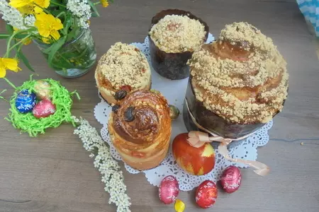 Слоеные куличи #пасха