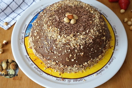 Торт орешек в шоколаде, советские рецепты