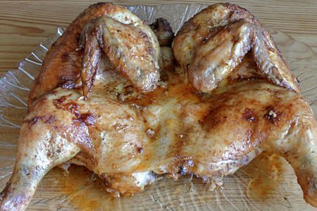 Курица запеченная в духовке с хрустящей корочкой
