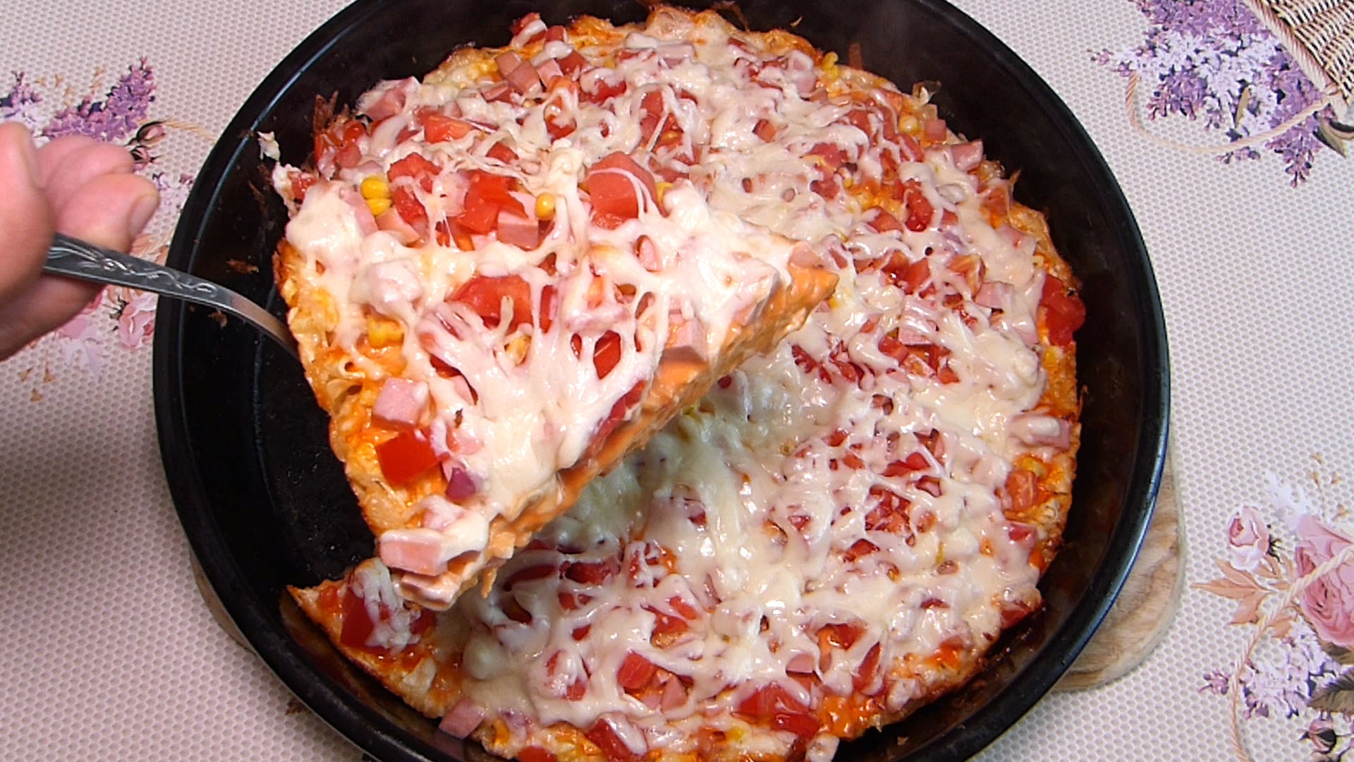 пицца из лаваша в духовке фото 76
