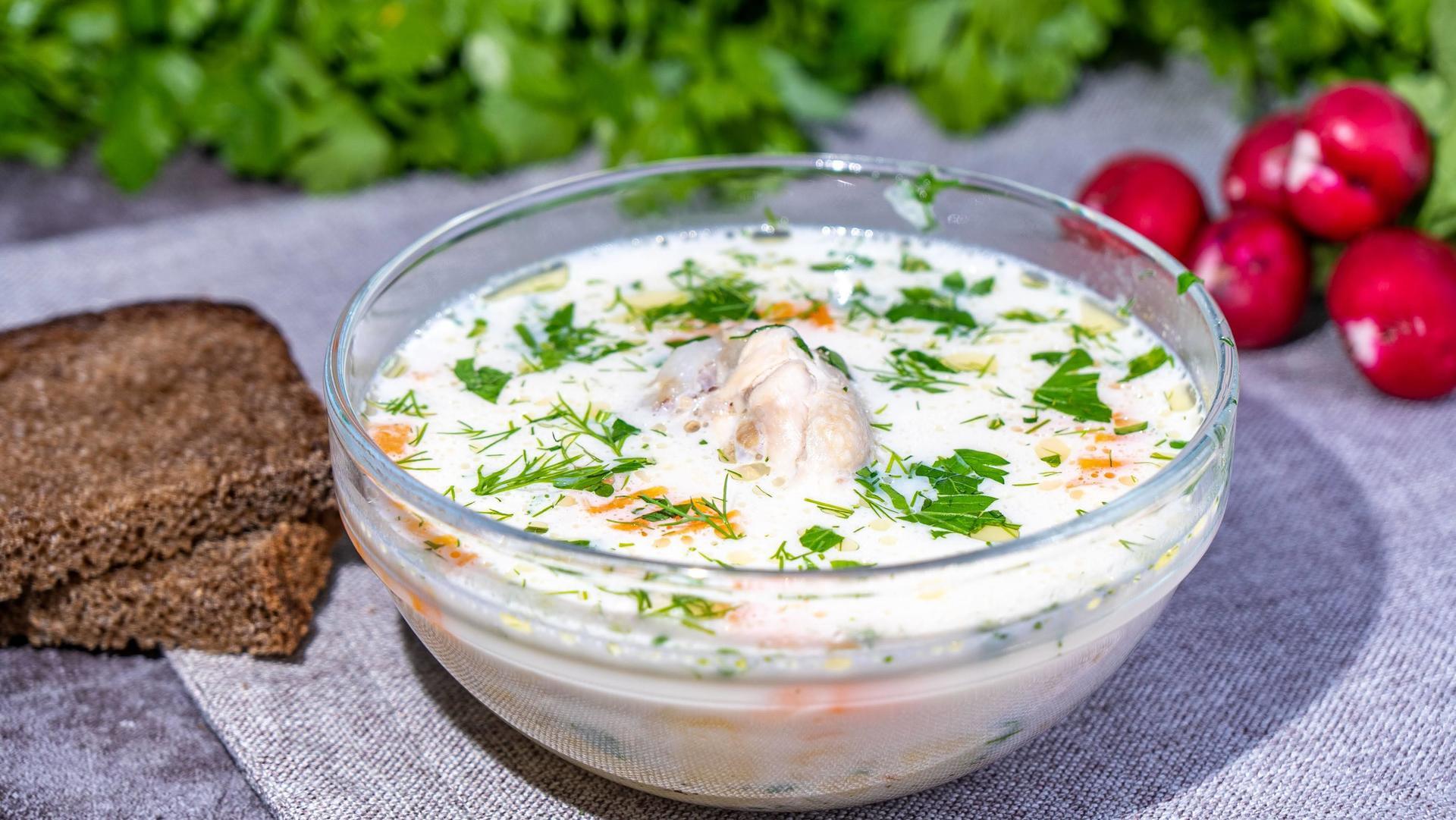 калорийность куриный суп с плавленным сыром