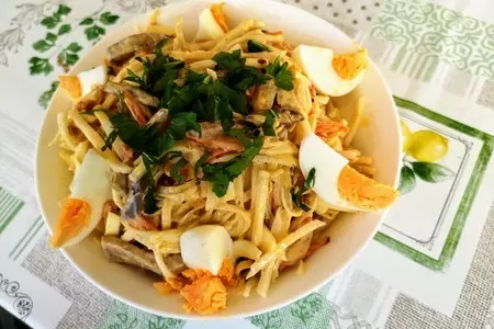 Салат архиерейский с домашним майонезом