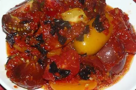 Холодная закуска из помидор