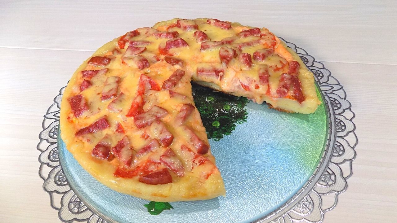 рецепт вкусной быстрой пиццы на сковороде фото 93