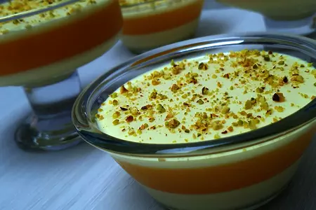 Сливочно-апельсиновый десерт