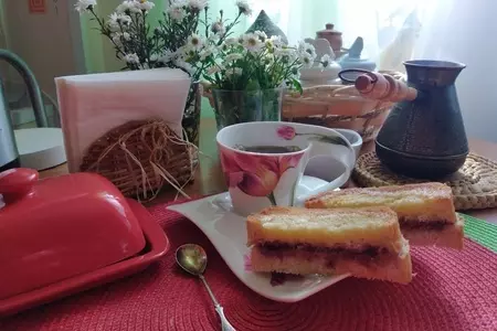 "пирожные" из батона #накормишкольника