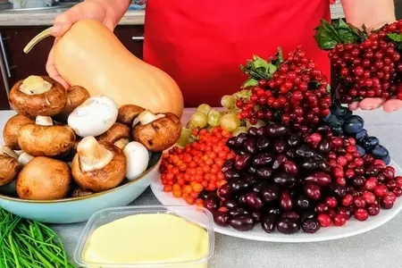 Заморозка (заготовка) продуктов осенью