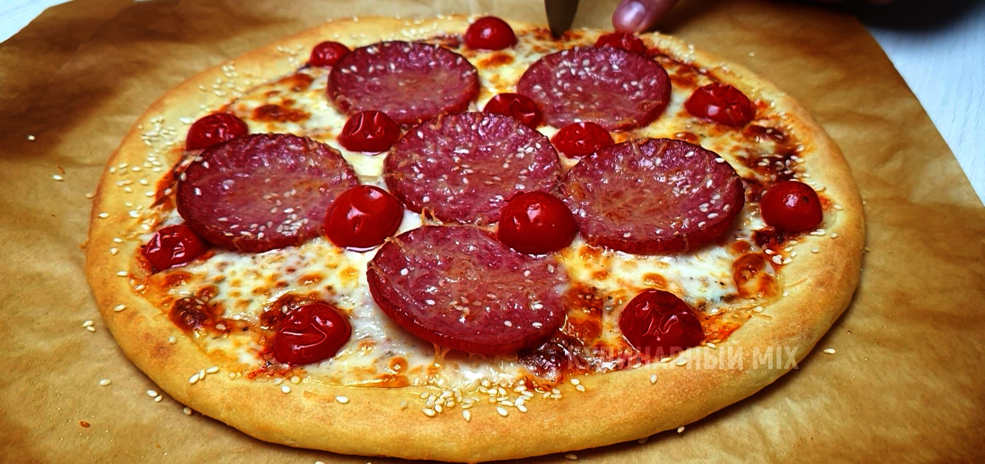 хрустящее тесто на пиццу без дрожжей тонкое фото 26
