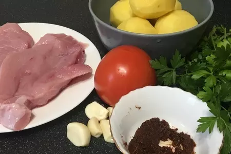 Грузинское блюдо оджахури