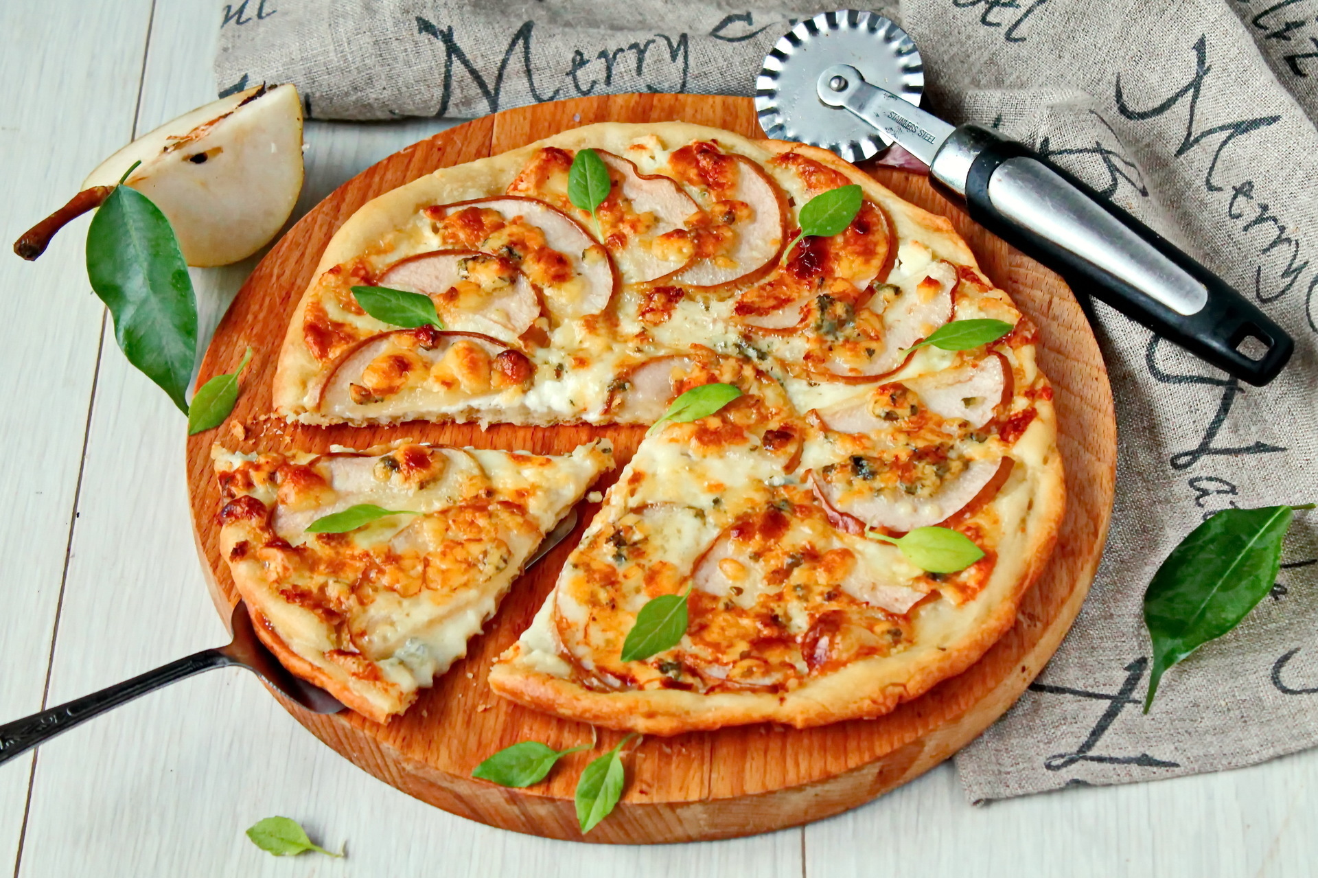 пицца с грушей и горгонзолой рецепт юлии высоцкой фото 118