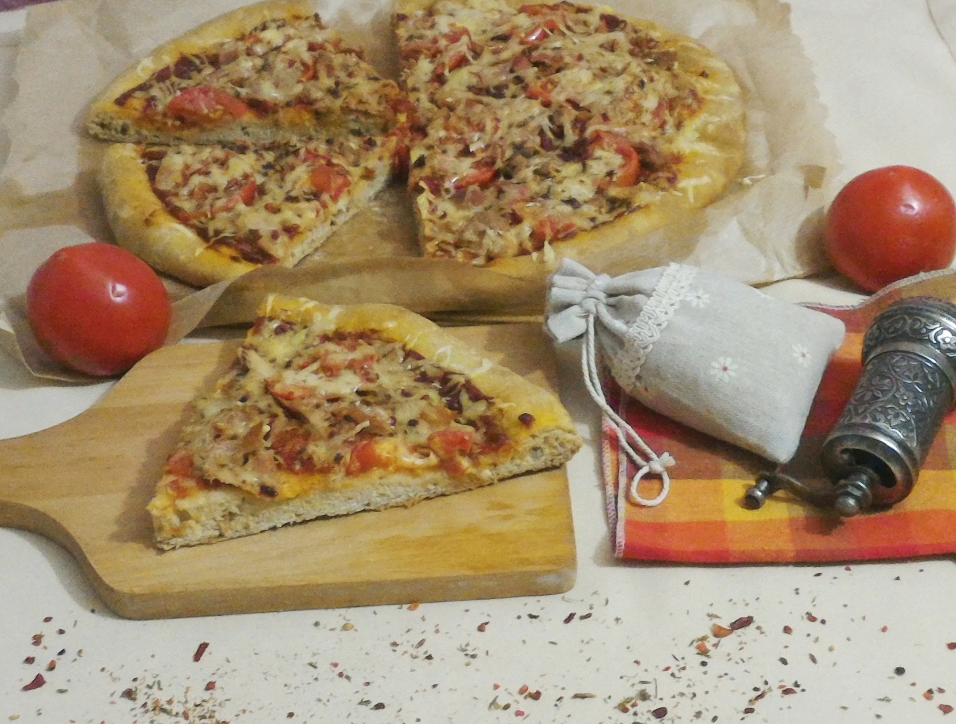 пицца тесто на кефире начинка фото 48
