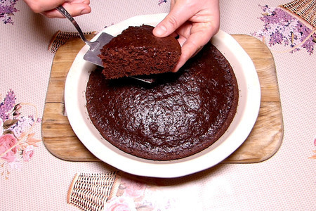 Шоколадный постный пирог