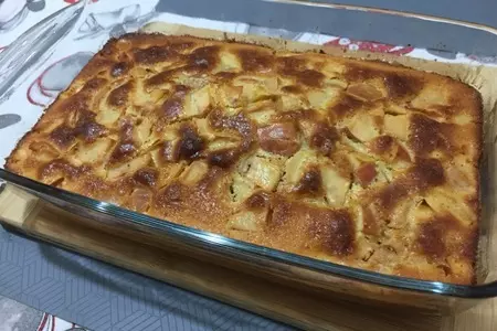 Нежный пирог с яблоками
