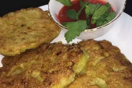 Луковые оладьи