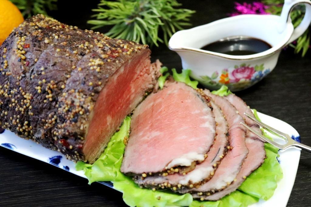 Ростбиф #денькнигодарения - пошаговый рецепт с фото (2241 просмотр)