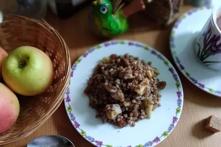 Гречневая каша на зелёном чае #постныйстол