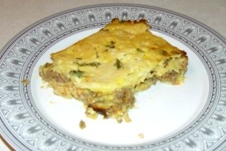 Фото к рецепту: Картофельный пирог "пастэль дэ папа"